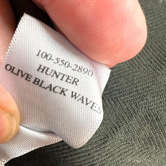 Rails Hunter Olive Black Waves Button-Down Shirt Womens Size Small - Picture 11 of 13